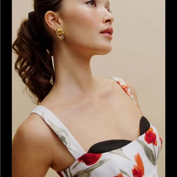 REFORMATION BEKKI LINEN DRESS - Picture 6 of 16